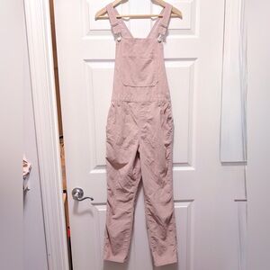 Topshop Pink Corduroy Overalls